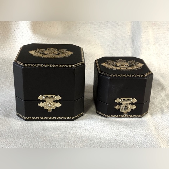 Juicy Couture Born in Glamorous USA Jewelry Presentation Boxes Lot of 2 - Picture 4 of 11